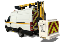 Minibus Hire Newcastle Northern Ireland - 12.5M Cherry Picker 3.5T - Van hire Newcastle northern ireland